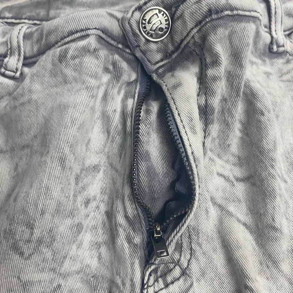 WAIMEA Men’s Jeans Distressed Skinny Fit Gray Size 40 Inseam 32 SEE DESCRIPTION - Picture 7 of 12
